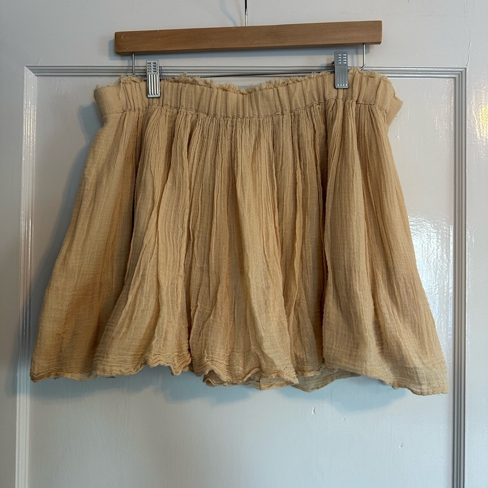 Mes Demoiselles Paris Gauze Cotton Mini Skirt
